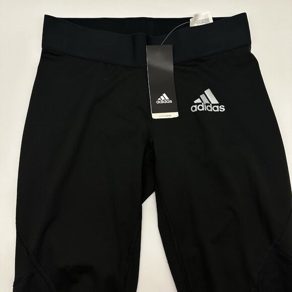 Adidas Alphaskin Tights Women's Size Small Black Full Length Athletic Pants NWT - Picture 4 of 12